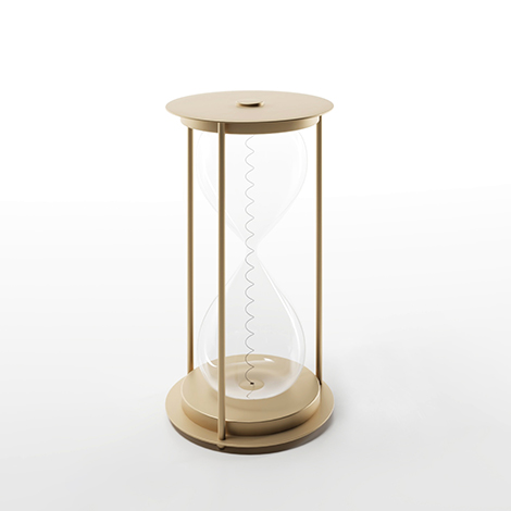 kum saati şeklinde masa lambası