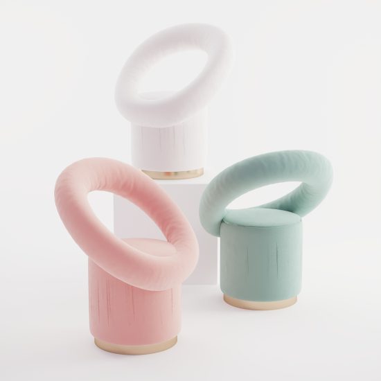Pastel renkler berjer tasarımı